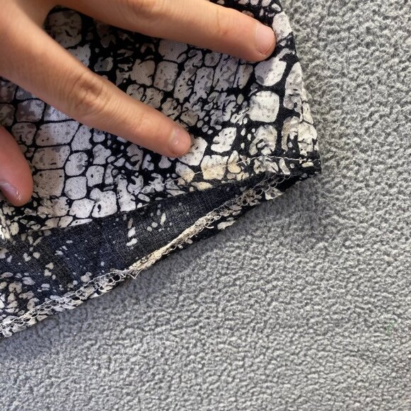 Solitaire Womens elastic Waist Wide Legs Pants Size Large 100% Rayon - Picture 4 of 14